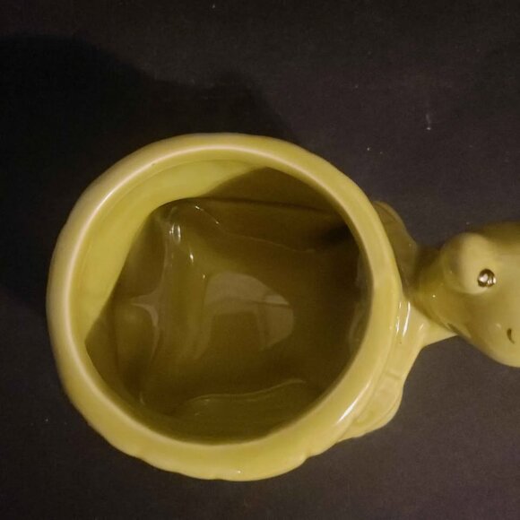 Small Ceramic Turtle Planter, Also Known As The Tillie The Turtle Planter - Picture 5 of 8